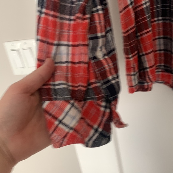 Orange Plaid Button Down - Picture 5 of 7